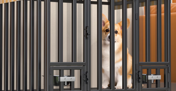 迈宠奇狗笼适合大型犬吗