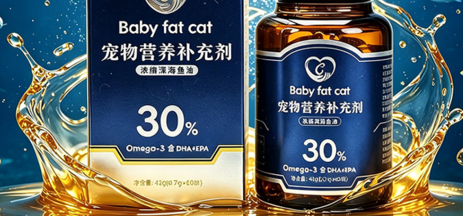 美毛护肤选哪款？BABY FAT CAT深海磷虾鱼油，给毛孩贴心营养守护